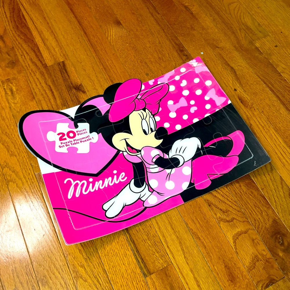 Kids Disney Minnie Mouse 20-Piece Puzzle Set